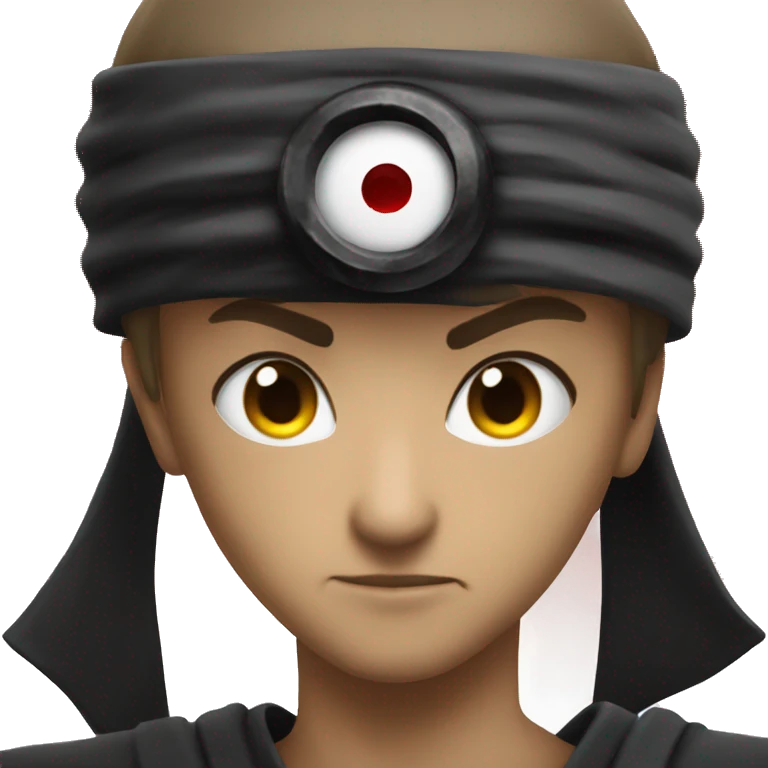 Ninja con el sharingan emoji