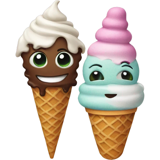 Ice cream with mummy emoji