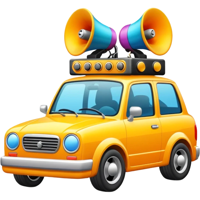 Carreta de som emoji