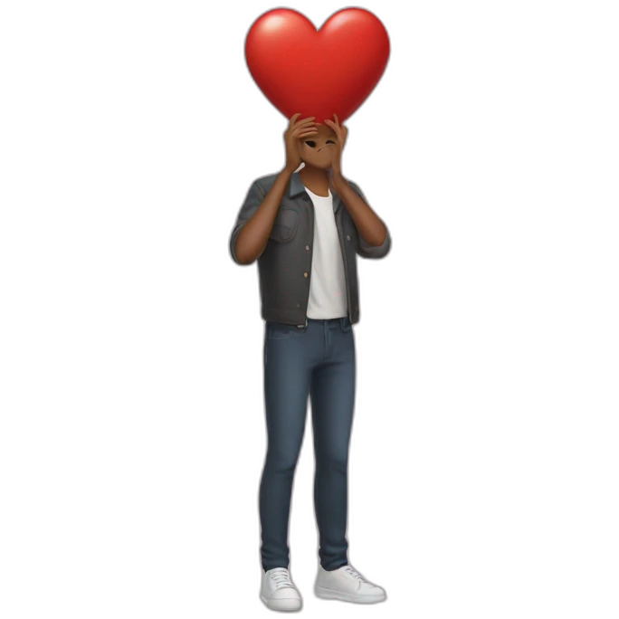 Coeur main emoji