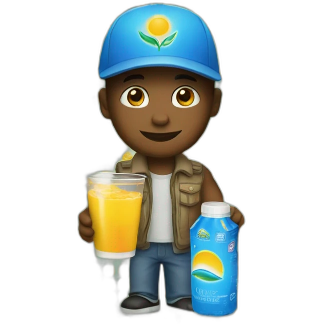 Un algérien avec un caprisun emoji