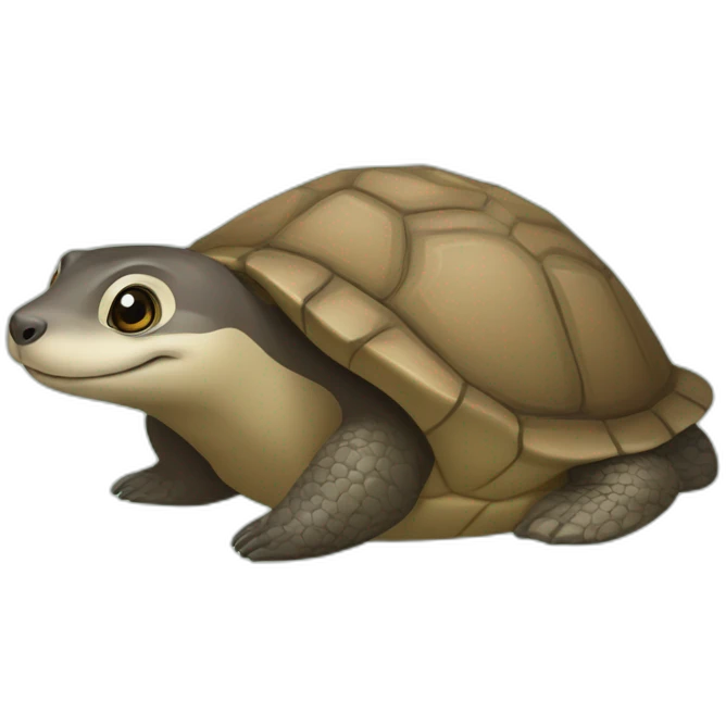 Tortue et loutre emoji