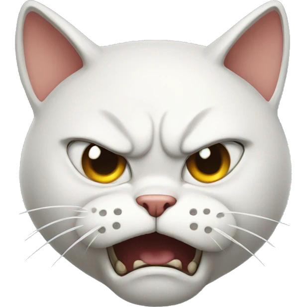 Angry cat emoji