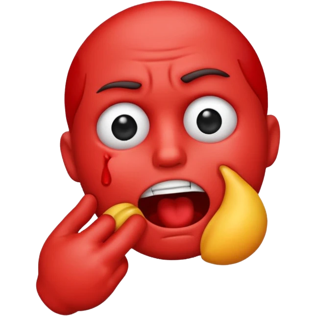 make an emoji chocking himself emoji
