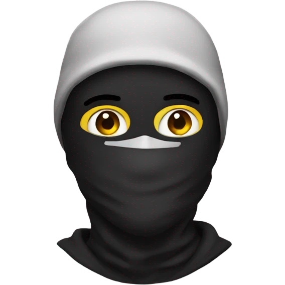 Man in ski mask emoji