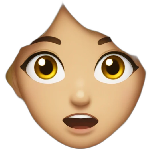 Gyaru shocked emoji
