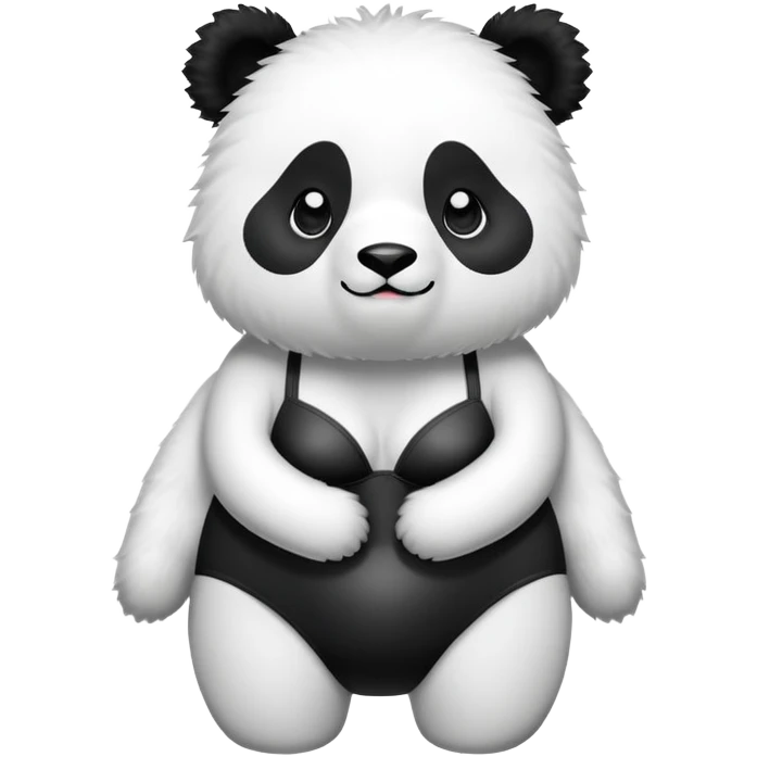 Panda with swimsuit  emoji