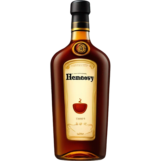 Hennessy bottle emoji