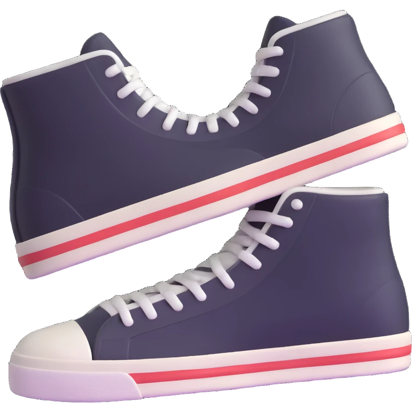 pair of retro sneakers emoji