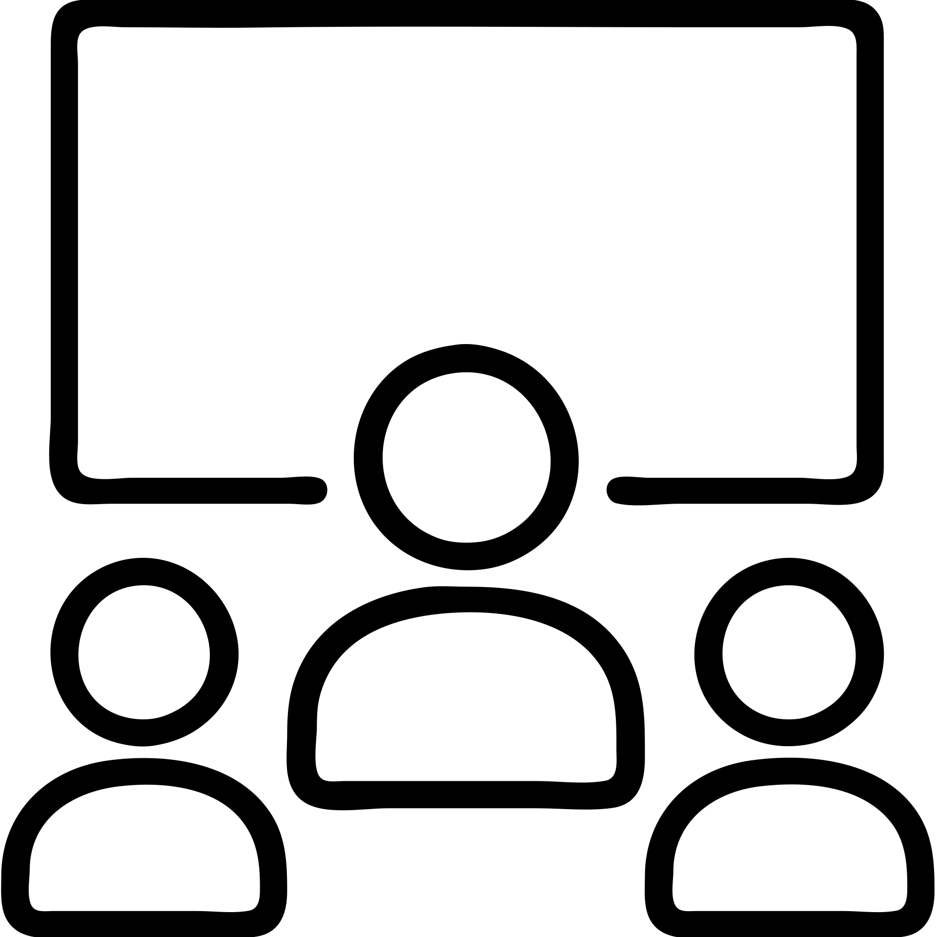 minimalist icon showing several people and a whiteboard, representing a collaborative workshop emoji