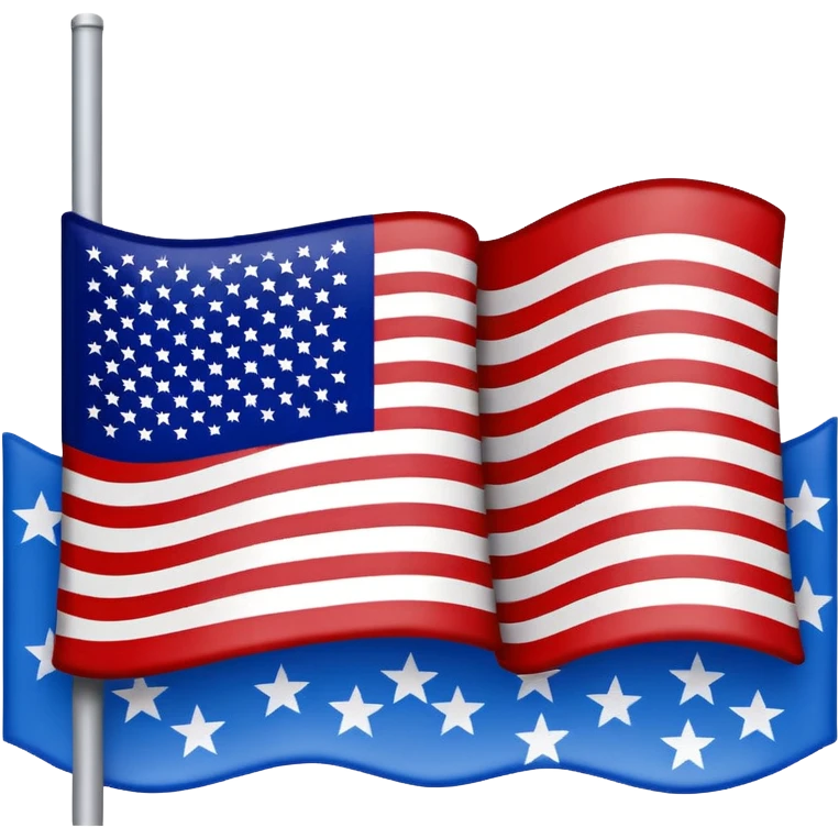 Upside down US flag emoji