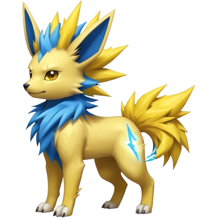 Manectric-Lucio-Jolteon-Fakémon-hybrid-creature (full body)  emoji
