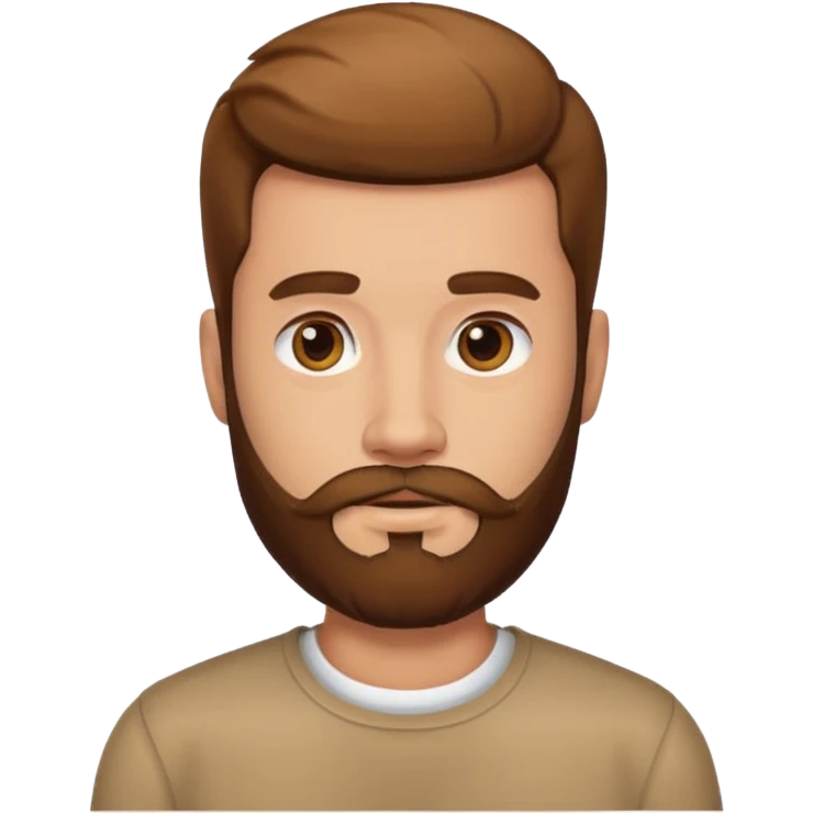 different beard emoji
