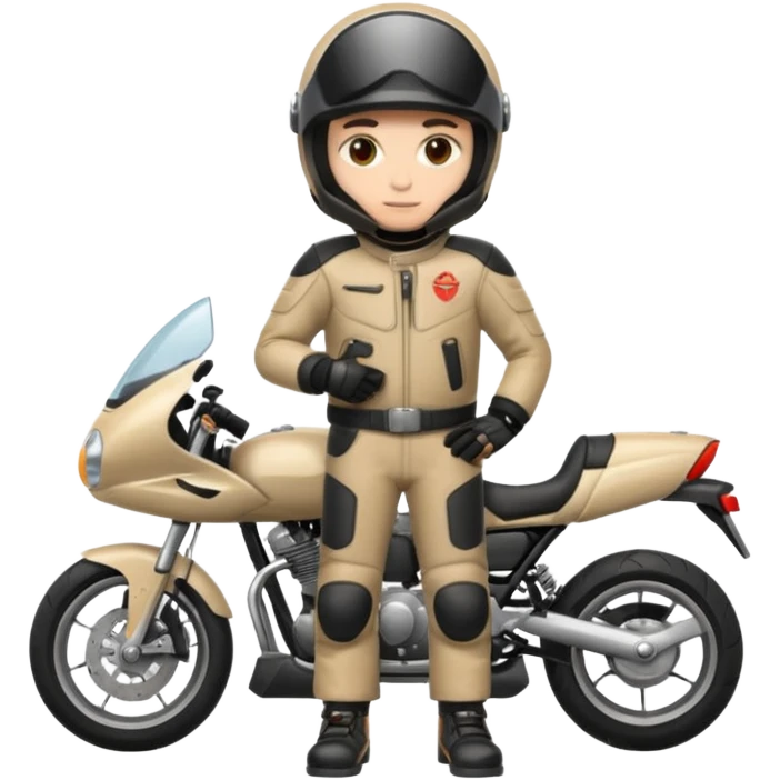Moto con zapatos  emoji
