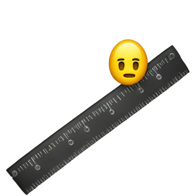 a tongue with a ruler emoji