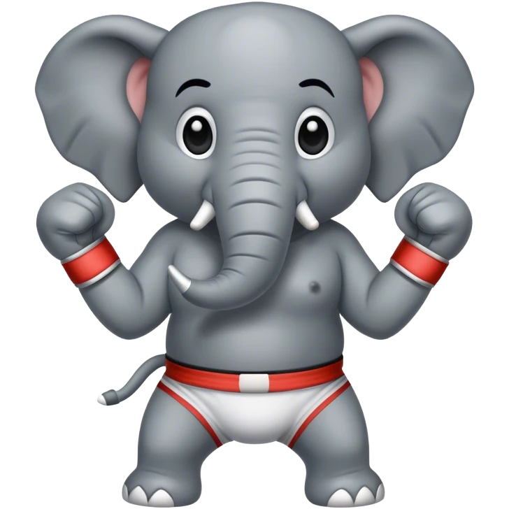 Elephant boxer emoji