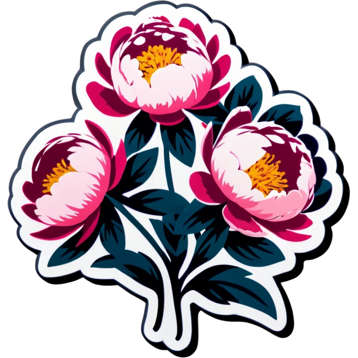 Peonies emoji