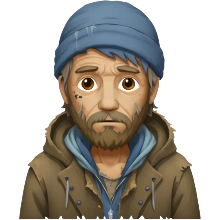 Homeless cheater emoji