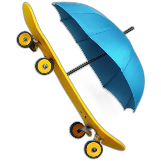 chuva skate emoji