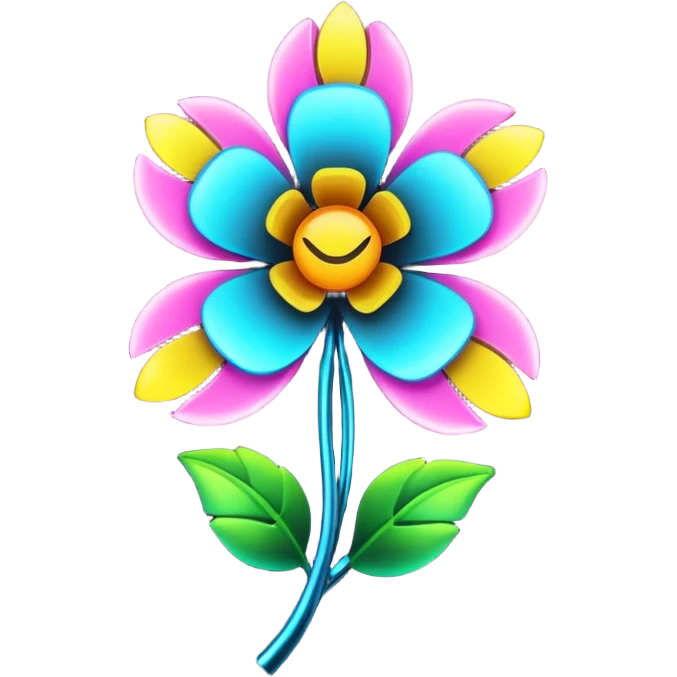 cyber flowers emoji