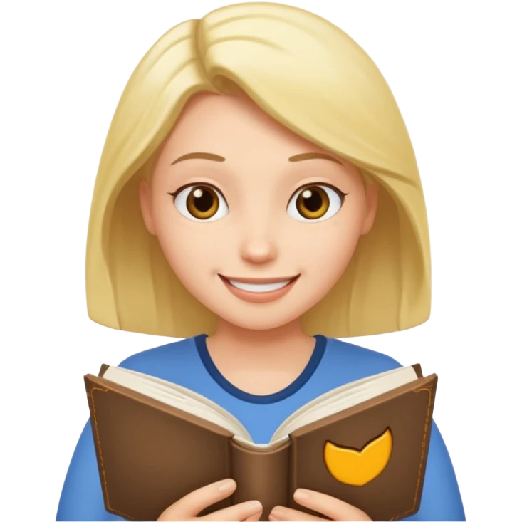 reading smutty book emoji