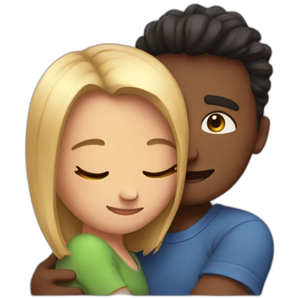 Hug relationship emoji