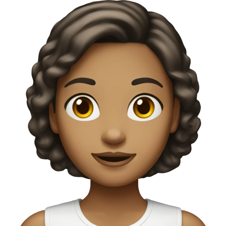 mcdonald’s girl black brown hair emoji