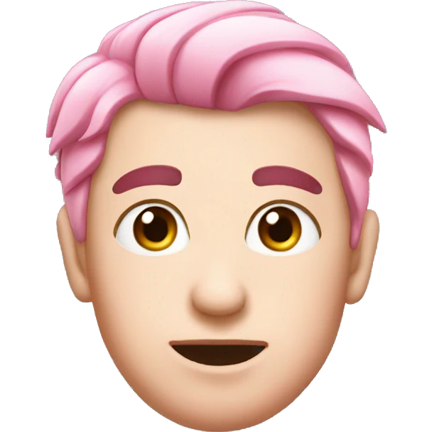 Large pink peache emoji