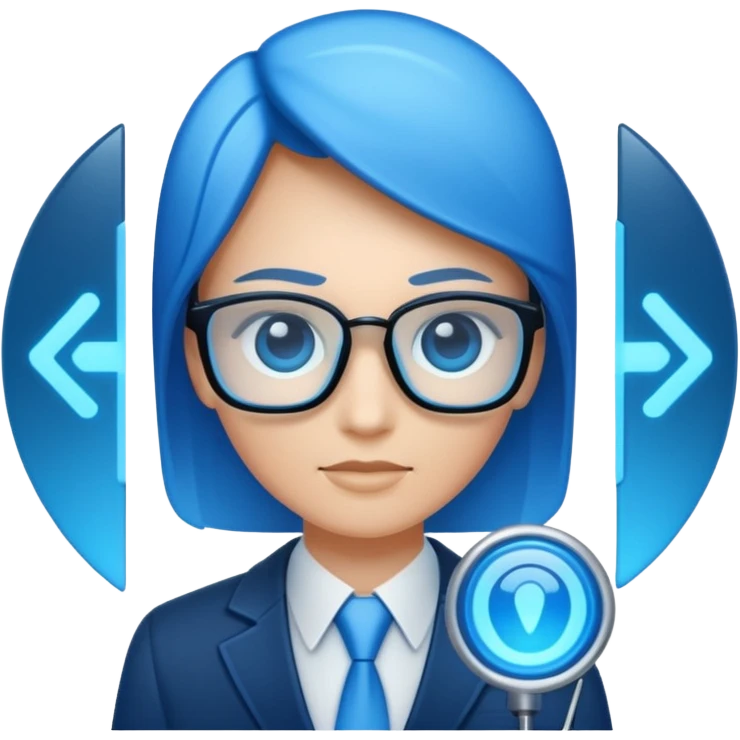 it shall more look like an AI analytics agent are general emoji