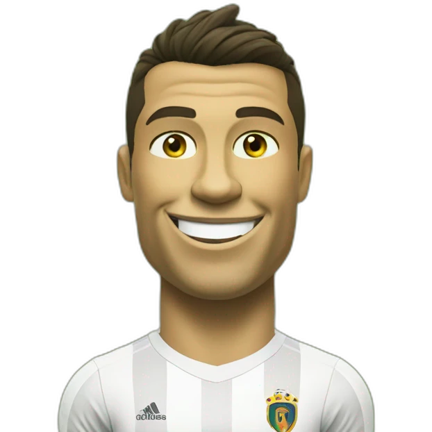 Cristiano Ronaldo is shrek emoji