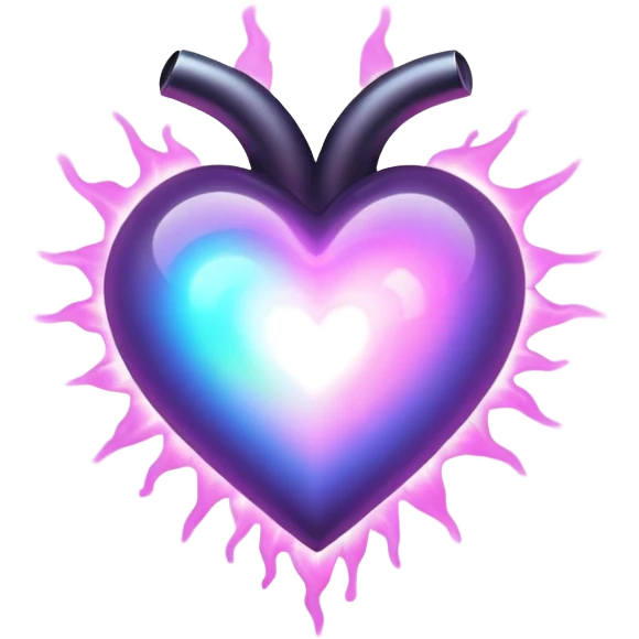 ECR plasma heart shaped emoji