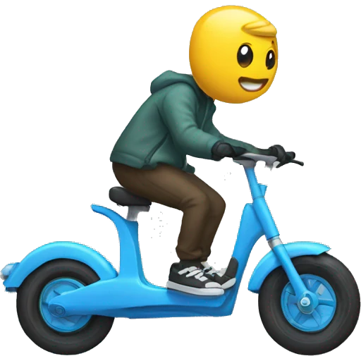 Trottinette freestyle emoji