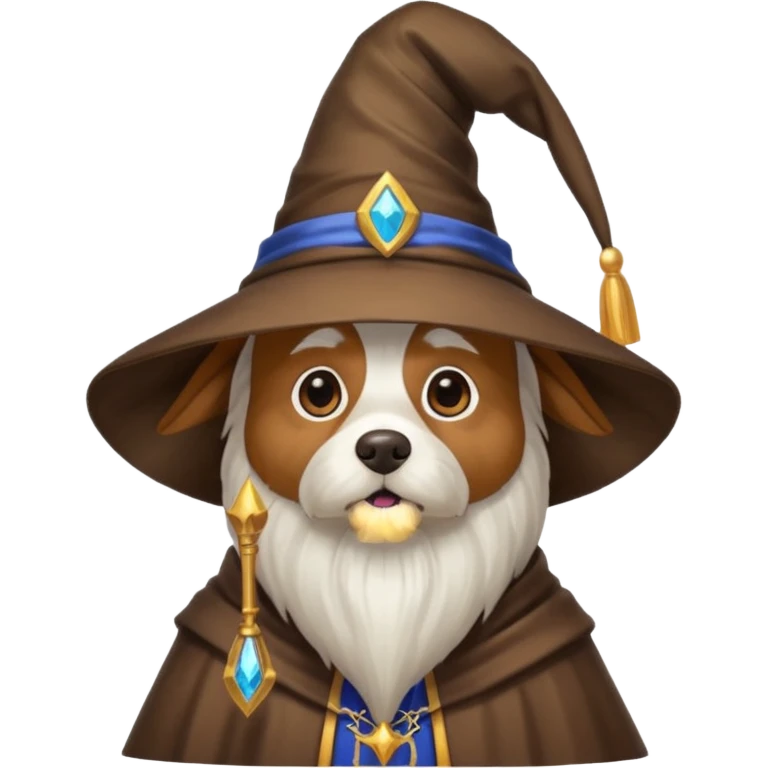 Dog wizard emoji