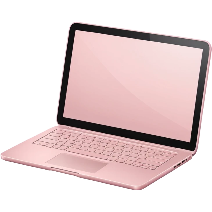 light Pale Pink laptop not macbook emoji