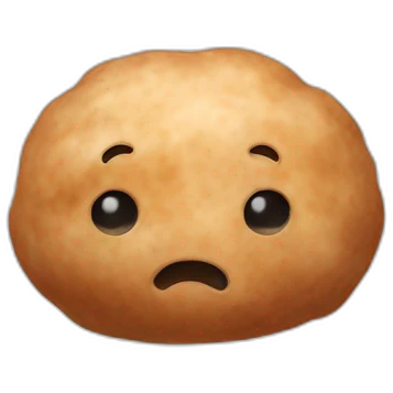 pale meatball emoji