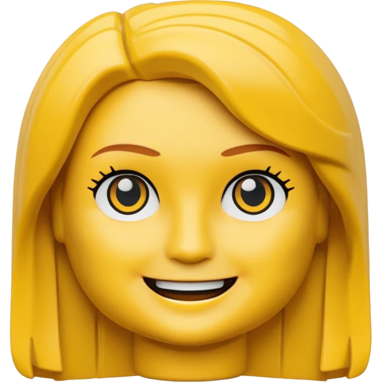 Lego Girl Head emoji