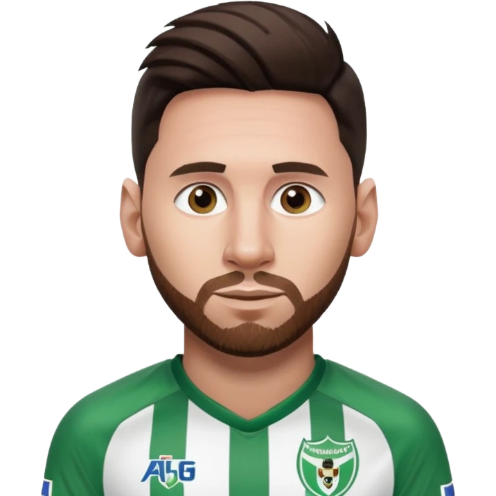 Messi con la camisa de atlético nacional emoji