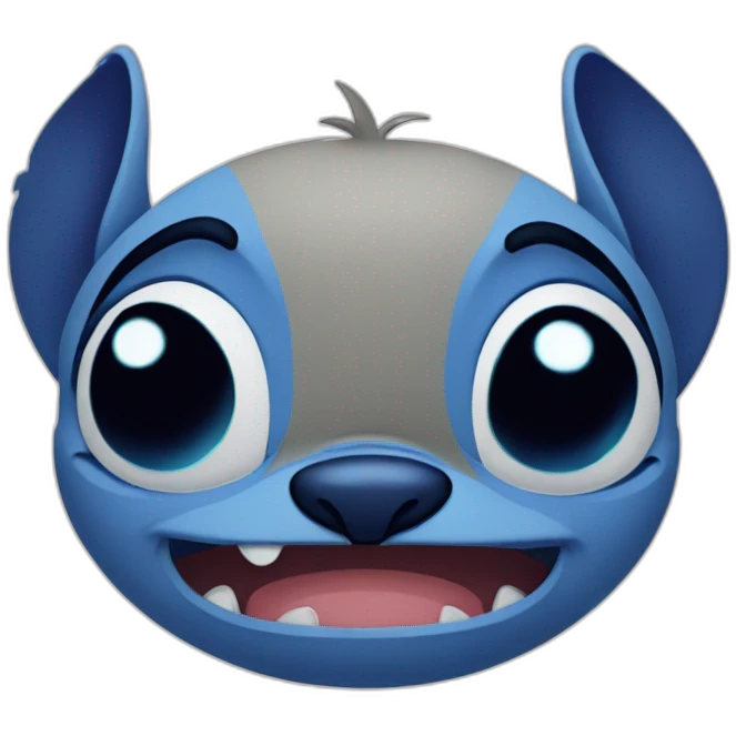 Stitch triste emoji