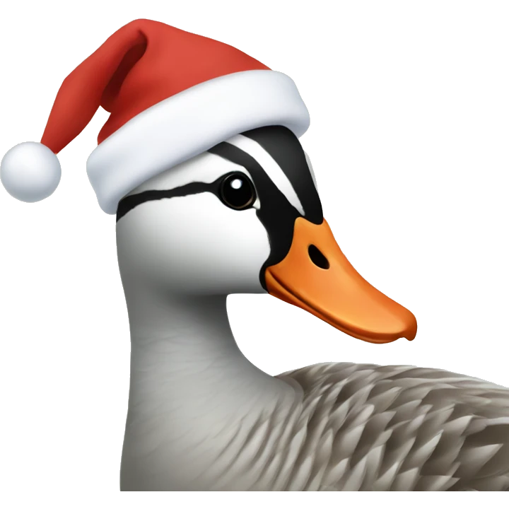 Goose at Christmas  emoji