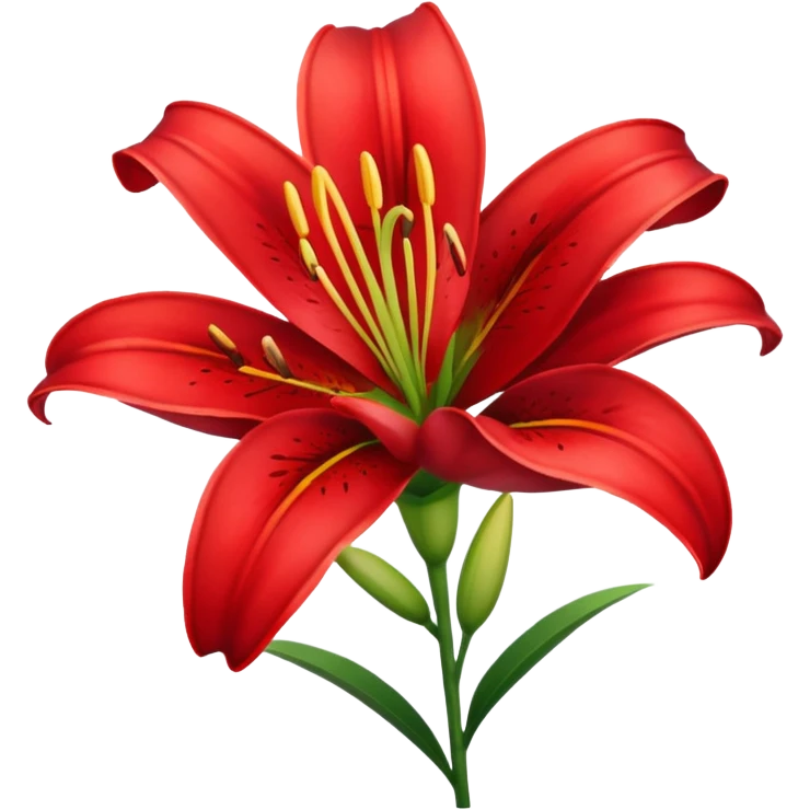 Red Lily emoji