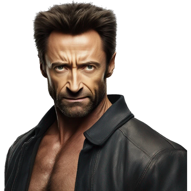 Hugh Jackman as a Wolverine  emoji