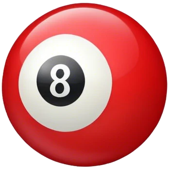 Cherry 8 ball emoji