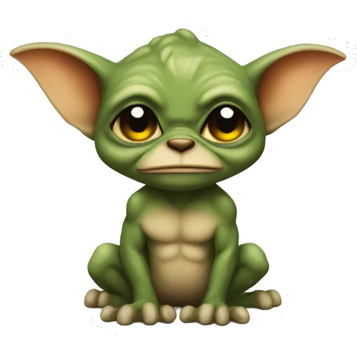 a cute gremlin  emoji