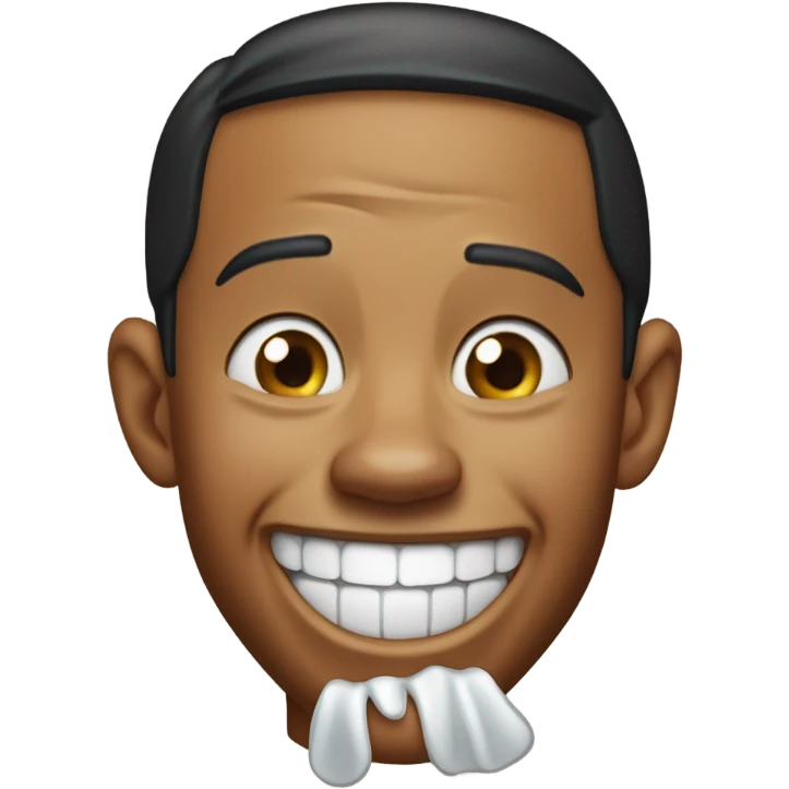 Tiger woods crying laughing emoji