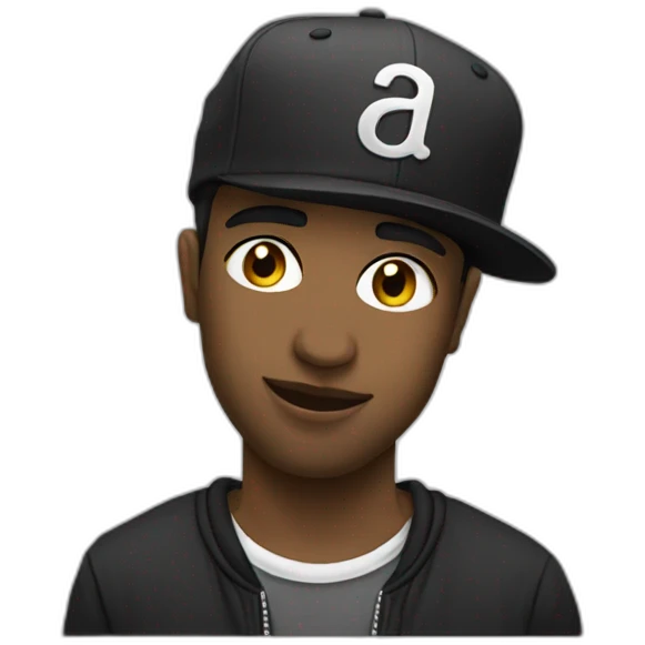 Hamza rapper emoji