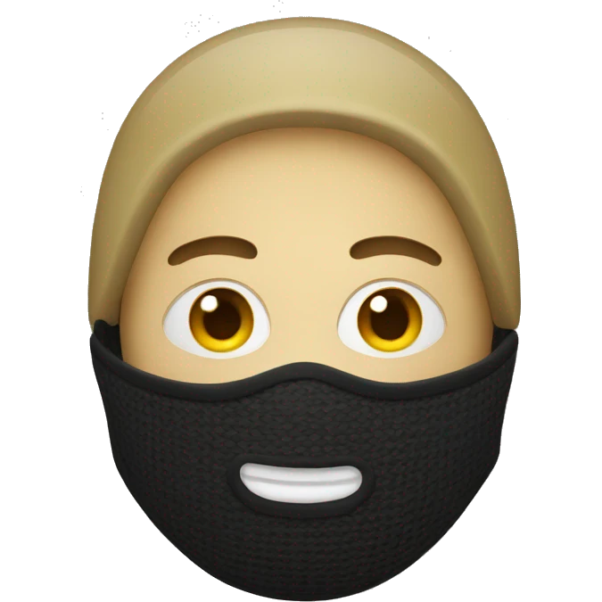 Small Ski mask emoji
