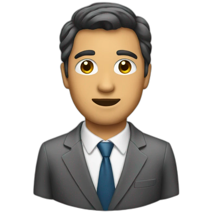 Suit man emoji