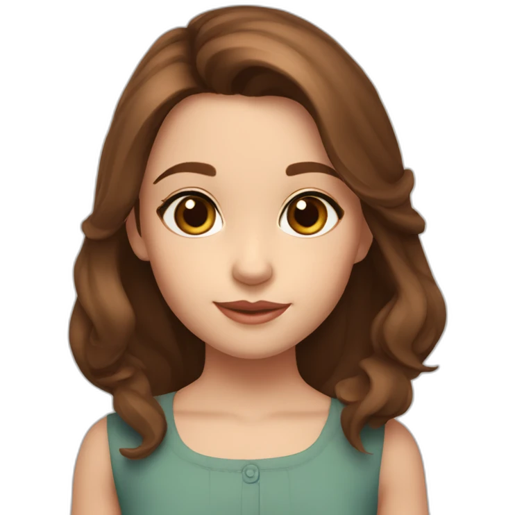 rosemary eleanor benson "rosie" brown hair brown eyes big ears age four emoji