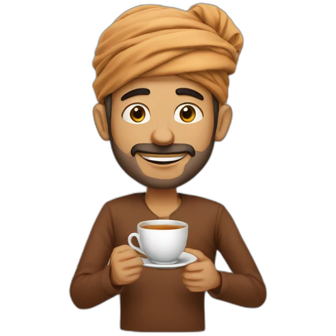 Marocain qui verse du thé  emoji