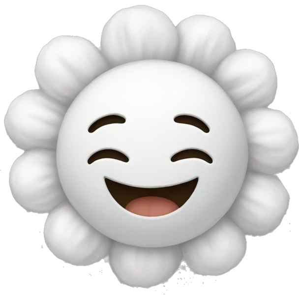 happy cotton emoji